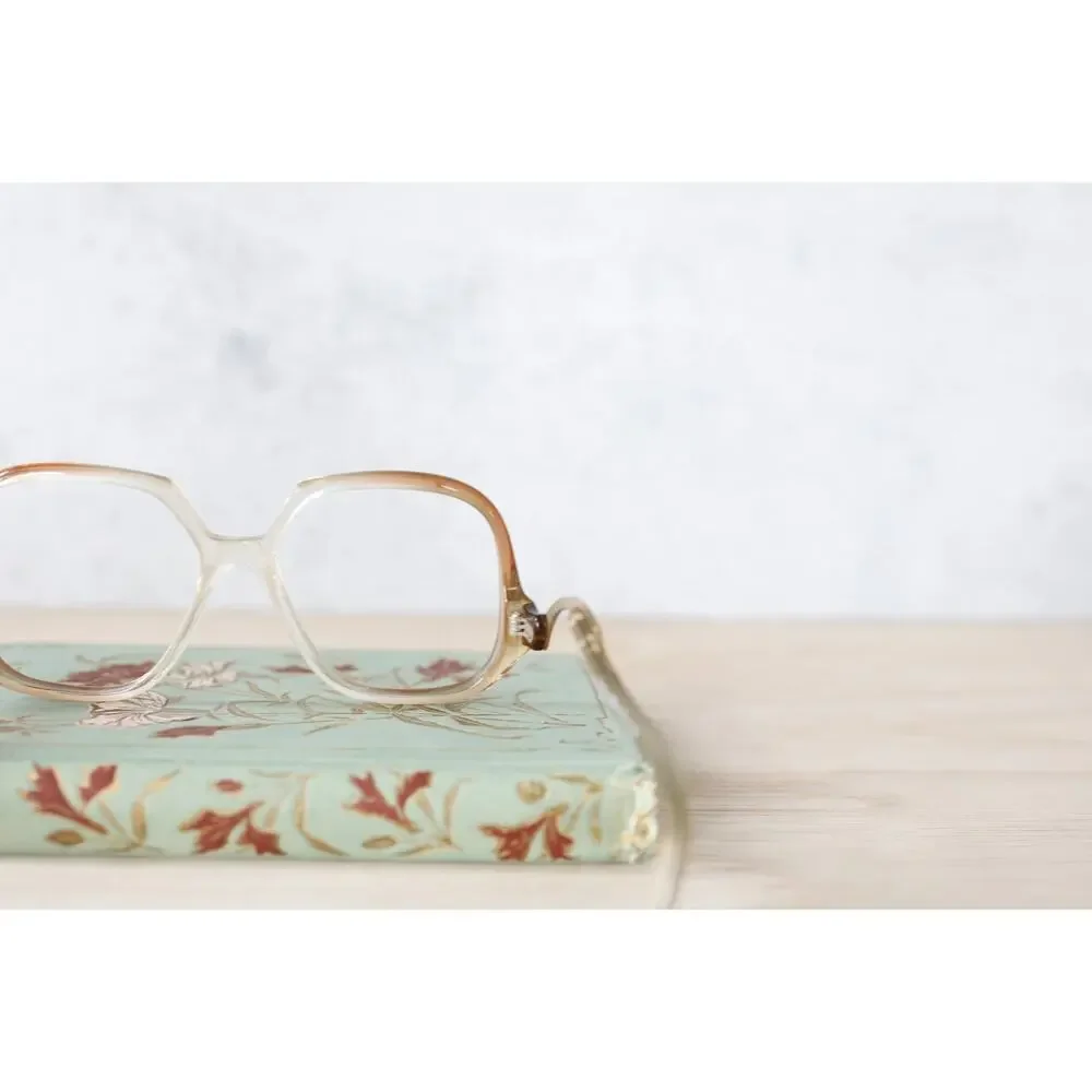Vintage 1970s Eyeglass Frames Size 53-16 NOS Grandma Boho Festival Retro USA